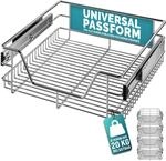 Casaria&reg; Teleskopschublade Ausziehbare Schublade K&uuml;che 30-60cm 20kg Belastbar
