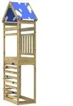 Spielturm Braun 52,5 X 85 X 265 Cm Massives Impr&auml;gniertes Holz Vidaxl