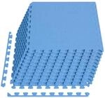 Bodenmatten 12 Stk. 4,32 M&sup2; Eva-schaumstoff Blau - Vidaxl