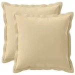 Kissenbezug 2 Stk. Houten Beige 35 X 35 Cm Polyester Vidaxl