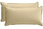 Kissenbezug 2 Stk. Houten Beige 40 X 70 Cm Polyester Vidaxl
