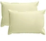 Kissenbezug 2 Stk. Houten Creme 50 X 75 Cm Polyester Vidaxl