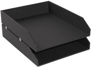 Exacompta Elegante Schwarze K&ouml;rbe Set Mit 2 St&uuml;ck