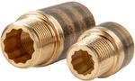 Viega Verl&auml;ngerung 357191 R 1 X Rp 1 X 30 Mm, Rotguss, Mit Innenvielkant