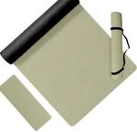 Relaxdays Yogamatte, 5 Mm Dick, 68 X 183 Cm, Mit Tragegurt, Rutschfest, Pu,
