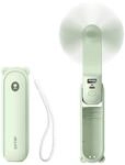 Mini-ventilator Mit Powerbank-funktion Und Taschenlampe, Faltbar, 4500 Mah,...
