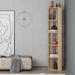 Decortie - Nati Modernes Eckb&uuml;cherregal Ausstellungsst&uuml;ck - Eiche - Eiche