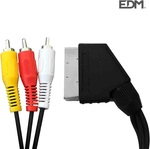 Scart-stecker Auf 3rca, 1,5 M Ausgang 51223