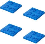 Eckstutzplatten Stapelbar 21x21x33cm - Set A 4 Stuck