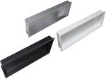 Wandnische Bernstein Edelstahl Bs903010 90x30x10cm Wei&szlig;