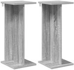 Vidaxl Plant Stand 2 Pcs Grey Sonoma 25 X 25.5 X 60.5 Cm