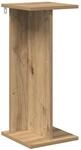Vidaxl Plant Stand Artisan Oak 25 X 25.5 X 60.5 Cm Engineered Wood