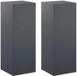 Pflanzenst&auml;nder 2 Pcs Anthrazit 30 X 30 X 80 Cm Vidaxl