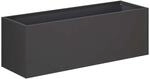 Garten-pflanzgef&auml;&szlig; Schwarz 40 X 20 X 20 Cm Kaltgewalzter Stahl Vidaxl