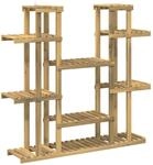 Pflanzenst&auml;nder Wei&szlig; 123 X 25 X 114,5 Cm Massivholz Akazie Vidaxl