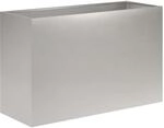 Garten-pflanzgef&auml;&szlig; Silber 80 X 30 X 50 Cm Edelstahl Vidaxl