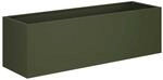 Garten-pflanzgef&auml;&szlig; Olivgr&uuml;n 80 X 30 X 30 Cm Kaltgewalzter Stahl Vidaxl