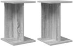Vidaxl Plant Stand 2 Pcs Grey Sonoma 25 X 25.5 X 40.5 Cm