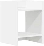 Vidaxl Plant Stand White 30 X 30 X 40 Cm Engineered Wood