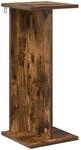 Vidaxl Plant Stand Smoked Oak 25 X 25.5 X 60.5 Cm Engineered Wood