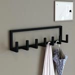 [en.casa] - Wandgarderobe Lyngen 75x10x20 Cm