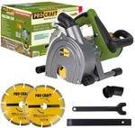 Procraft Pm2500-230 Mauernutfr&auml;se 1700 Watt 45 Mm + 2x Trennscheibe