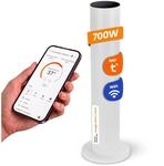 Dalsys Infrarot Heiz-turm 360&deg; - 110x20cm 700w Wei&szlig;
