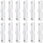 12x Fliegengitter Clips Ohne Bohren, Selbstklebend, F&uuml;r Fenster Und T&uuml;ren