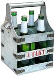 Biertr&auml;ger Metall Mit &Ouml;ffner Flaschentr&auml;ger 4 Takt 96405 Flaschen&ouml;ffner