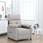 Massagesessel Taupe Stoff Vidaxl