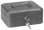 Arregui - Elegant, Geldkassette Aus Stahl, Geldbox, 25 Cm Breit, Abschlie&szlig;bare Kasse