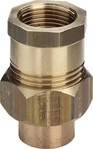 Viega - Rohrverschraubung 94330g Flachdichtend In 28mm X Rp1 Rotguss