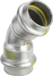 Bogen 45 Grad Sc Sanpress Inox G 0226 F&uuml;r Gas In 15mm Edelstahl - Viega