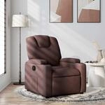 Relaxsessel Dunkelbraun Stoff - Vidaxl