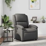 Relaxsessel Grau Kunstleder - Vidaxl