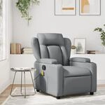 Relaxsessel Grau Kunstleder - Vidaxl