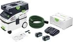 Festool Ctmc Midi I-basic Akku Absaugmobil 36 V ( 2x 18 V ) Staubkl. M + 2x...