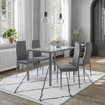 Esszimmerstuhl Grand, Grau, 42.5 X 48 Cm 4er Set Vicco
