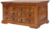 Couchtisch Akazie 100x60x54 Honig Lackiert Oxford 0321