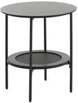 Selsey Mogest - Beistelltisch, Eiche Schwarz, 50 Cm