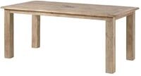 Esstisch Mango 140x90x76 Whitewash Lackiert Railway 399