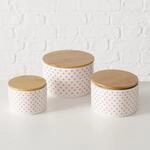 Boltze Set Aus Mehrfarbigen Keramikbeh&auml;ltern