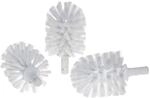 Ersatz Toiletten-b&uuml;rstenkopf, Austauschbar, Im 3er Set Lose, 12,7x7,2cm, Wei&szlig;,