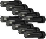 Vhbw - 10x Akku Kompatibel Mit Abb Pressofix 208, Sdf-ak210 Werkzeug (3300 Mah,...