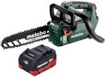 Metabo Ms 18 Ltx Bl 25 Akku Kettens&auml;ge 18 V 25 Cm Brushless + 1x Lihd Akku 5,5...