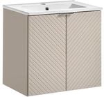 Einzelwaschtisch 60cm 2 T&uuml;ren Manoa Kaschmir