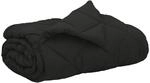 Sommerdecke 240 X 260 Cm Sommer 200 Gsm Schwarz Vidaxl