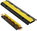 Vevor 1005 Mm Kabelbr&uuml;cke, 9979 Kg, 2-kanal (32x31 Mm) &Uuml;berfahrschutz Aus Gummi,