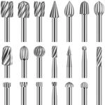 Hss-drehfr&auml;ser-set 20tlg. F&uuml;r Rotationswerkzeuge, 3mm Schaft