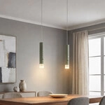 2x Led H&auml;ngeleuchte Pendelleuchte Wohnzimmerlampe Taschenlampe Gr&uuml;n Metall H...